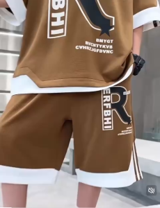 Đồ bộ bé trai từ 18-45kg quần áo bé trai 4-14 tuổi VOCAL nam tính quần áo trẻ em thấm hút mồ hôi tốt