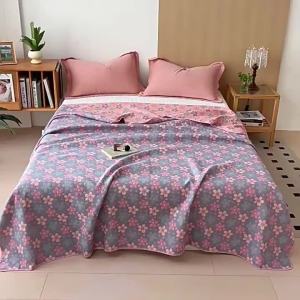 Cotton Three Layer Muslin Light Blanket