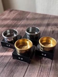 IKAPE Giỏ Lọc Cà Phê Bằng Thép Không Gỉ Chiết Xuất Chính Xác Cao Cho Máy Pha Cà Phê Portafilter Không Đáy 51/54/58MM