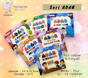 Buku Cerita Anak Seri Adab Billingual