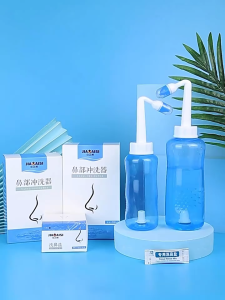 Gentle Nasal Wash Neti Pot Cleaner Irrigation for Allergic Rhinitis Sinus and Daily Nasal Rinse