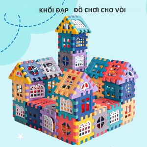 Quy Mô Lớn Nhà Khối Xây Dựng Bộ Cho Bé Trai Và Bé Gái Mô Phỏng Thiết Kế Cửa Sổ Mẫu Giáo Xây Dựng Đồ Chơi Giáo Dục