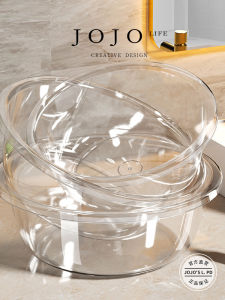 Bồn Rửa Mặt Trong Suốt Dày Cho Ký Túc Xá Dùng Tại Nhà Bồn Rửa Chân Bồn Rửa Đồ Dùng Vệ Sinh Gia Đình Bồn Rửa Mặt Bằng Nhựa