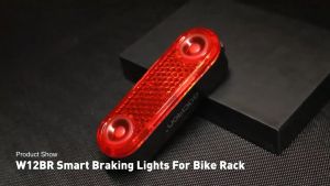Gaciron W12BR cycling accessories led bike light smart rechargeable bike tail light for bicycle rear rack light