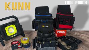 KUNN Electrician Tool Pouch1680D Durable Tool Pouches with Belt ClipProfessional Electrician Pouch for Maintenance Tradesman