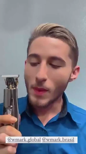 WMARK T-Wide Pro Trimmer 0.1mm Precision Blades for Barber-Grade Fades+By Accurate Haircutting