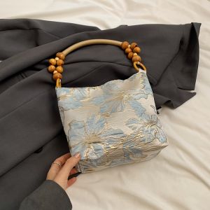 Original Meria Butterfly Retro Embroidered Single Shoulder Bag New Spring Summer Style Womens Underarm Bag With Beads