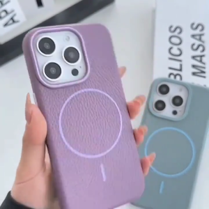 Candy Leather Case For Samsung Galaxy A56 A36 A26 A16 A06 A55 A35 A25 A15 A05S A05 A54 A34 A24 A14 5G 4G Magsafe Hybrid Softcase Kulit Magnetic Magsave Gradient Mewah Hard Silicone Gradiasi Handphone Premium Casing Viral