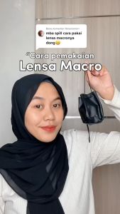 Lensa Super Wide Angle Lens 0.45X + Macro Smartphone - APL-0.45WM - Black Lensa Tambahan Handphone