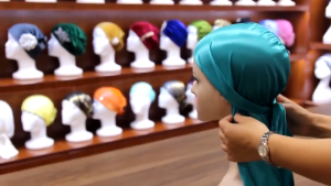 1Pcs Silk Durag Long Tail Satin Elastic Headscarf/Pirate Hat silky Breathable Elastic Head Wrap