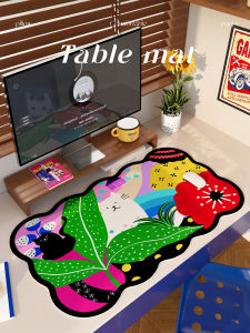 ZHIBAIJIA | Dopamine Style Large Mouse Pad & Keyboard Mat Waterproof Oilproof