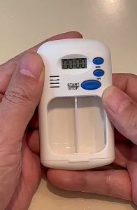 Pill Case Mini Portable Reminder Drug Box Storage Plastic Pill Box WithTimer Weekly Pillbox Medication Organizer Alarm Case