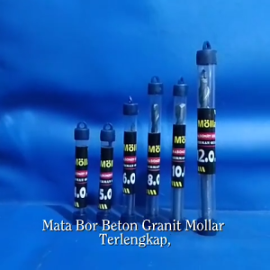 Mata Bor Beton Granit  MOLLAR TERLENGKAP 1BUNGKUS