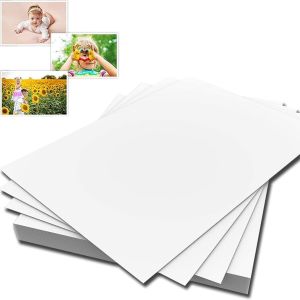 A4(8.27"×11.7") Photo Paper  Waterproof Glossy for Photo Paper，A4 Size 230gsm Waterproof Embossed Card Paper Inkjet Photo Paper