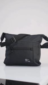 Ymg Tas selempang Pria Canvas slingbag Pria Nano Tas kerja sekolah