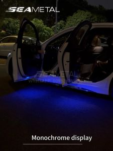 ไฟประตูรถ 1 คู่ ไฟต้อนรับประตูรถยนต์ USB เซนเซอร์แม่เหล็กไร้สาย อเนกประสงค์ ชาร์จ สีสันสดใส