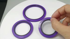 HBY วงแหวนรองรับโพลียูรีเทน ซีลก้านลูกสูบไฮดรอลิกสำหรับรถขุด ซีลแหวนโพลียูรีเทน o แหวน