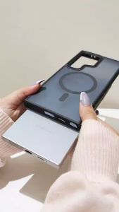 CLEAR MATTE CASE MAGSAFE MAGNETIC FOR SAMSUNG S23 PLUS ULTRA S23+ S24 PLUS ULTRA S24+ - AYFONE CASE AF-202