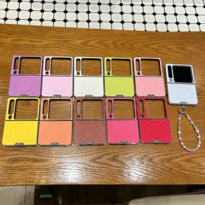Macaron Magsafe Magnetic Huawei PuraX Phone Case Foldable Screen Silver Edge Electroplating Fashion Personality Flip Cover Protection