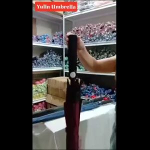 JY 27 Inches Golf Umbrella: Black UV Coated & Straight Foam Handle