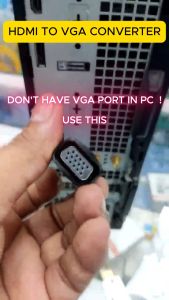 HDMI to VGA Adaptor Converter For PC TV Box Laptop Projector Computer Display Video With 3.5mm Audio Cable