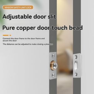 304 stainless steel door stopper door with switch touch bead spring door touch bead Door closer