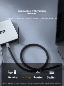 YYTCG | Gigabit Dual Shielded Network Cable Cat8