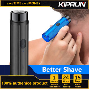 KIPRUN Máy Cạo Râu Điện Mini Dao Cạo Có Thể Sạc Lại USB Máy Cạo Râu Bằng Thép Không Gỉ Dao Cạo Lưỡi Nổi 3D Cho Nam Dao Cạo Rửa Được Dao Cạo Du Lịch