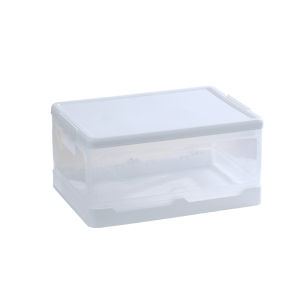 JIADONGLI | Foldable Transparent Storage Box for Books Plastic Desk and Car Organization