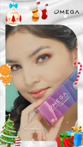 BUY 1 GET 2 Omega 1 Day Color Choco Brown With Biomoist Softlens Warna Harian