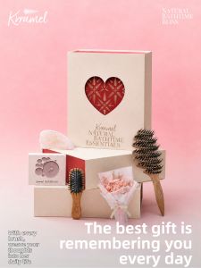 KRRAMEL | Gift Bristle Cushion Comb Scalp Massage Brush Gua Sha Board