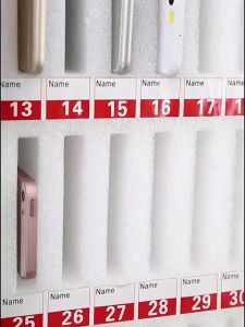 24Girds Mobile Phone Safe Box Clear Cellphone Storage Box Locker With Lock Handheld Wall - Mounted