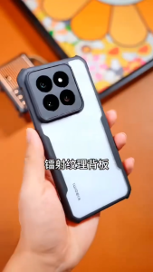 เคส HHL หลังใสแข็ง สำหรับ Oppo Reno11F เคสกันกระแทก หลังใสขอบดำ