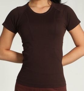 miiow | Quick Dry Seamless Short Sleeve Round Neck Yoga Sportswear Pilates Fitness Top For Women Summer Commute Style Universal Fit