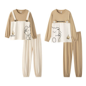 Bộ đồ ngủ đôi MiiOW vải cotton thoải mái thoáng khí