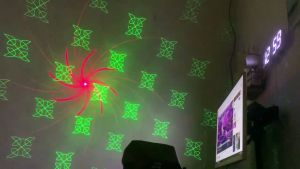 Đèn laser Party Light ánh sáng laze 3 mắt 5 mắt cảm ứng nhạc bay phòng sân khấu vũ trường giá rẻ