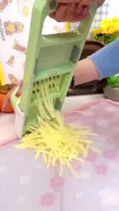 Vegetable Slicer 6 In 1 Stainless Steel Vegetable Tools Multifunctional Chopper Manual Slicer Cutter Keimav
