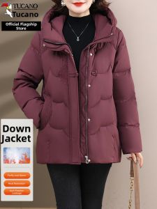 TUCANO | Fashion Womens Thick Hooded Down Jacket for Seniors