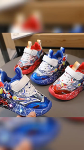 Giày siêu nhân bé trai có đèn giày thể thao cho bé GT-993