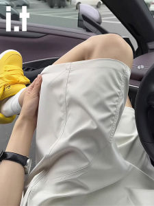 izzue | Quần Short Thể Thao Tơ Lạnh Nhanh Khô Cho Nam 5inch