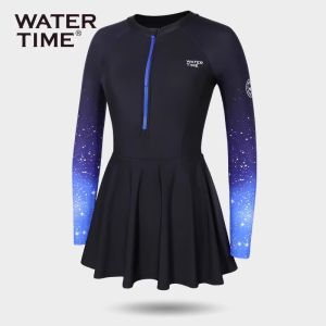 WATERTIME | UV Protection Swimwear Skirt Style Slimming Bathing Suit