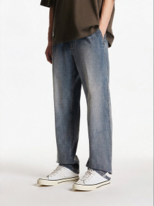 Jack Jones | Elastic Stretch Waist Multi-Pockets Jeans Straight Loose Fit