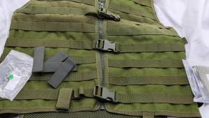 Tactical Backpack Vest Patch Molle Adapter Panel Converter Ribbon For Attching ID Patches DIY Patch Badge Vest Pad