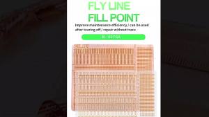 RELIFE RL-007GA 1400 Points Solder Pad Sheet High Conductivity Anti-break Welding Piece for Phone PCB Circuit Trace Repair