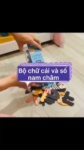 Bộ Chữ Cái Số Đếm Nam Châm MIDEER Magnet Letters Cho Bé 2 Tuổi (Nhận Biết Con Vật và Ghép Từ) - Mộc Nhiên