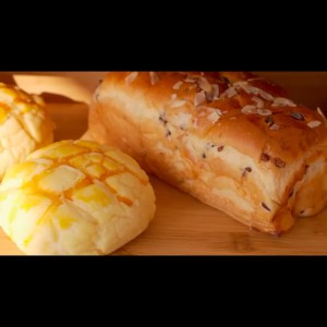 Bamboo Bread Box Bread Food Storage with Lid Cake Food Pastry Bread Show Rack Food Display Transparent