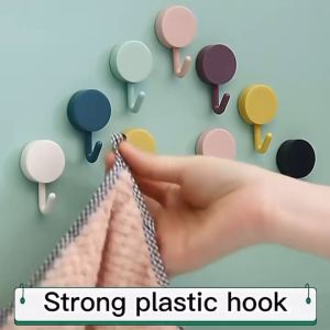 Cute hook stickers self-adhesive wall hanging hook wall-mounted key/bag/clothes storage sticky hook