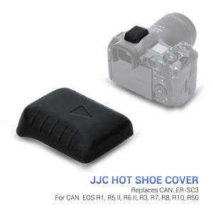 JJC Hot Shoe Cap Cover For Canon EOS R1 R5 II R6 II R3 R7 R8 R10 R50 Camera Replaces Canon ER-SC3Premium Silicone Made and Anti-slip