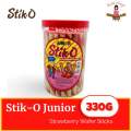 Stik-O Junior Wafer Stick (380g) Chocolate,Strawberry and Ube flavor. 