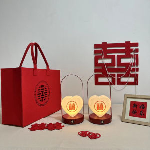 Marriage Dowry Changming Lamp a Pair of Wedding Night Lights New Wedding Celebration Table Lamp Bedside Lamp Gift for New Couple Bride Girlfriends